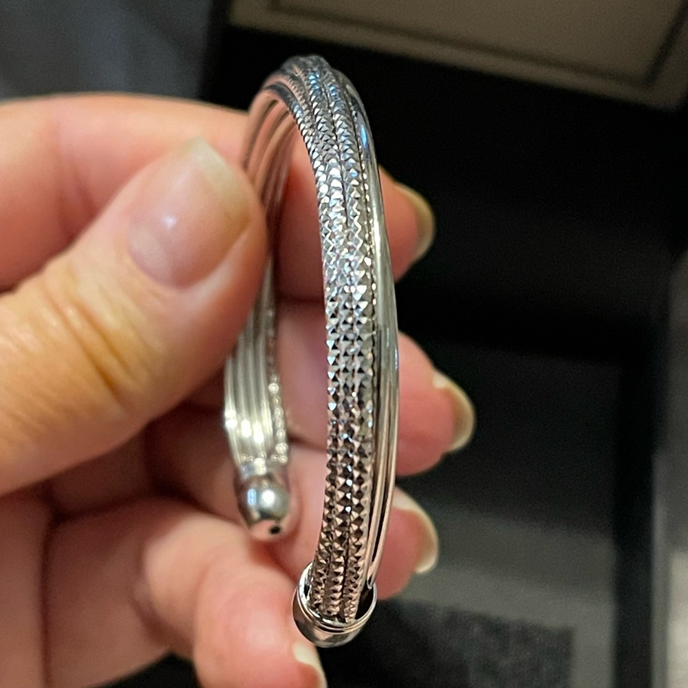 Nib Silver Plated Adjustable Bracelet - image 8